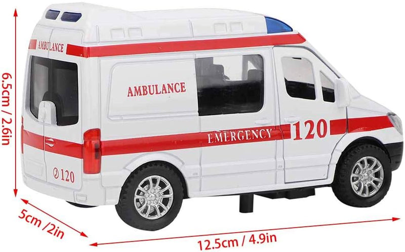 Cikonielf Krankenwagen Spielzeug Mini Simulation Krankenwagen Ambulance Krankenwagen Rettungswagen S