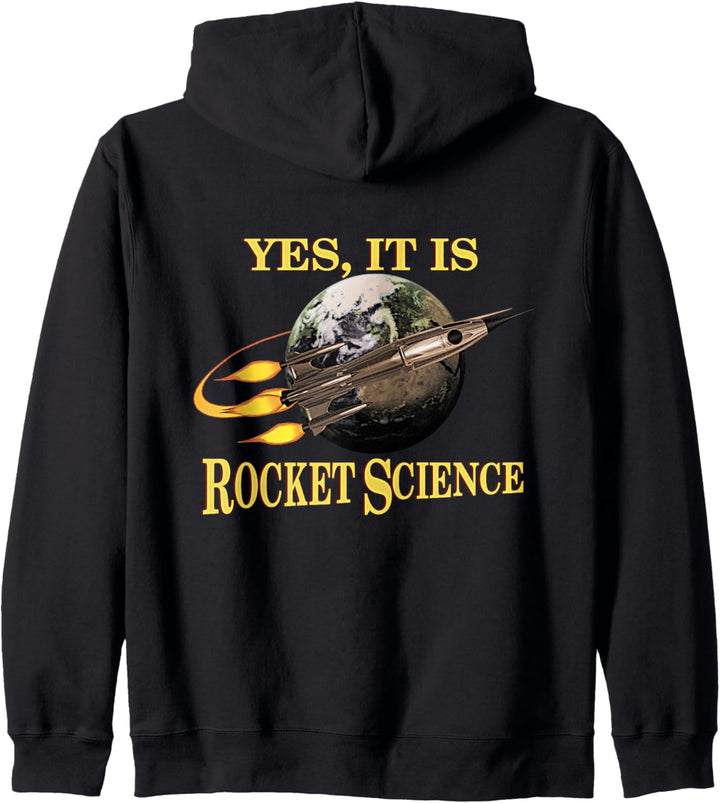 Ja Es ist Rocket Science Funny Aerospace Engineer Kapuzenjacke