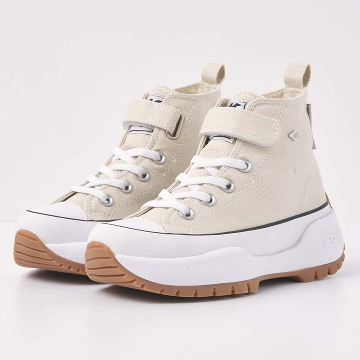 British Knights Mädchen Kaya Mid Fly Sneaker 31 EU Beige, 31 EU Beige