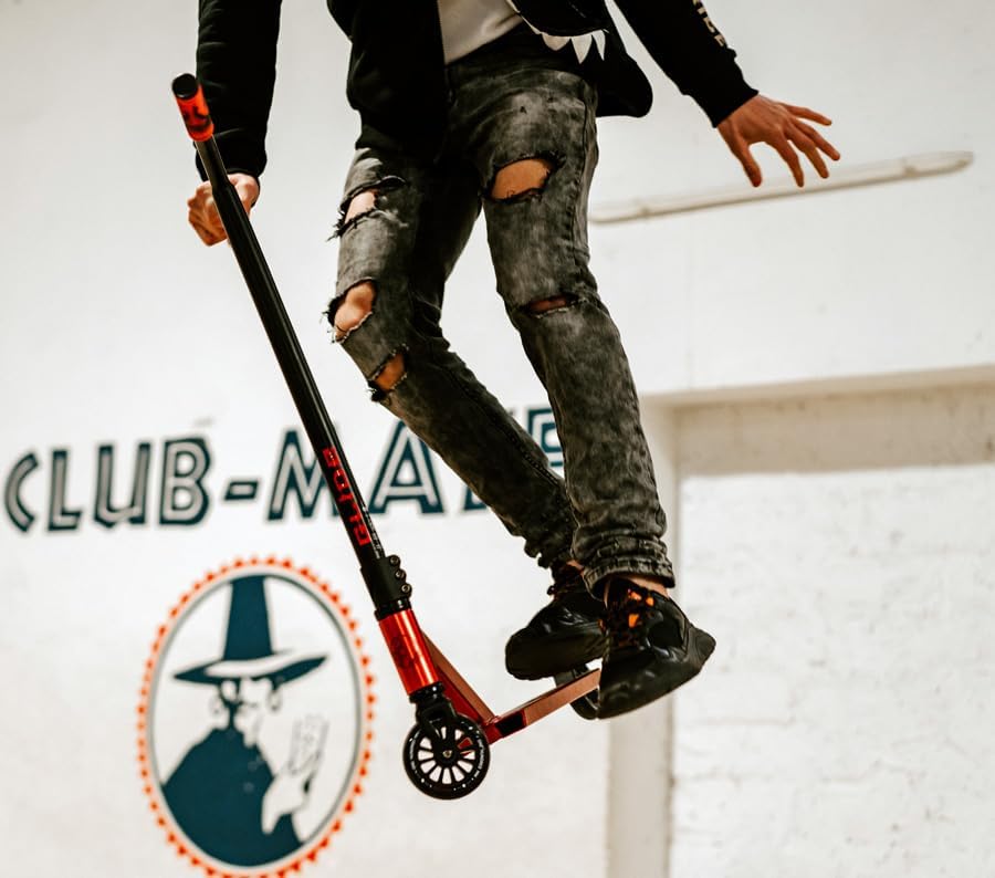 Movino Stunt Scooter Stunt Roller Kickscooter Professioneller Freestyle Roller Trick Roller ABEC 9 K