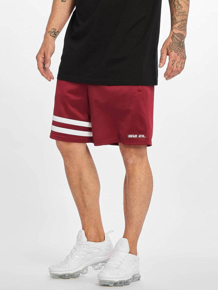 Unfair Athletics Herren Herren Shorts Dmwu Athletic Shorts S Weinrot, S Weinrot