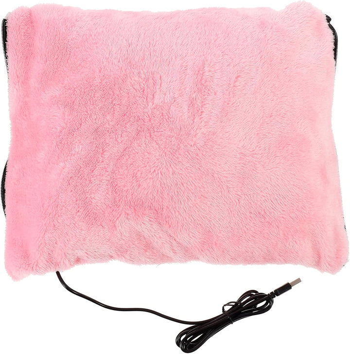 BESPORTBLE Elektrische Hand Muffs Weiche Plüsch Handwärmer Kissen USB Aufladen Winter Warme Faux Pel