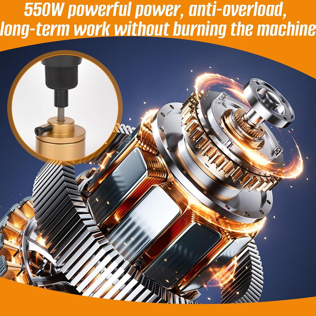 Flaschenverschliesser Elektrisch, Verschliessmaschine Handgerät mit Ergonomie Griff für 10–50 mm Kap
