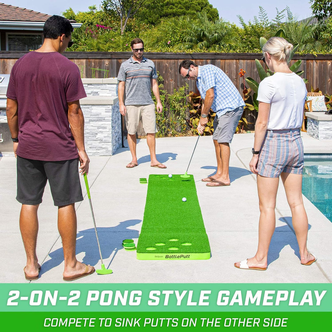 GoSports Unisex-Erwachsene GOLF-BATTLEPUTT-01 Battleputt Golf on-2 Pong Style Spiel mit 31 m Putting