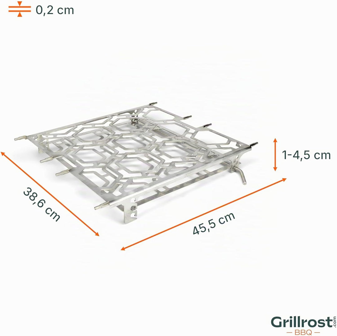 Grillrost.com Das Original Asado Gitter - Erweiterung für den Asado Halter, Asado Gitter