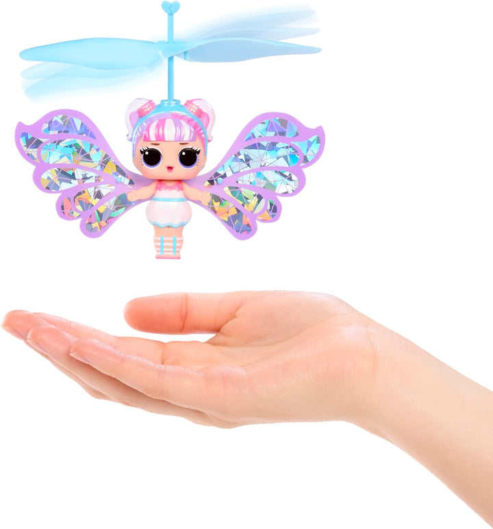 L.O.L. Surprise! Magic Flyers Fairies Tots - Snowflake - Enthält 1 Puppe und 1 Zauberstab, in Einer