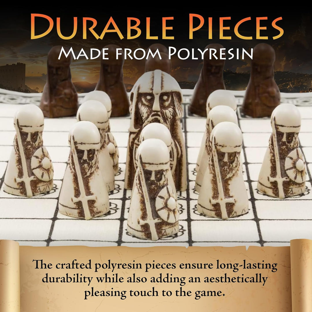 NMS Hnefatafl - das Wikingerspiel - Enthält EIN einzigartiges Baumwollbeutel/Taschendesign zum Spiel