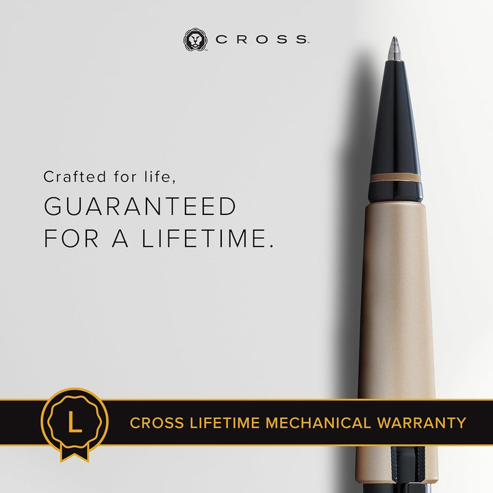 Cross Edge Rollerball (Strichstärke M, Schreibfarbe: schwarz, nachfüllbar, inkl. Premium Geschenkbox