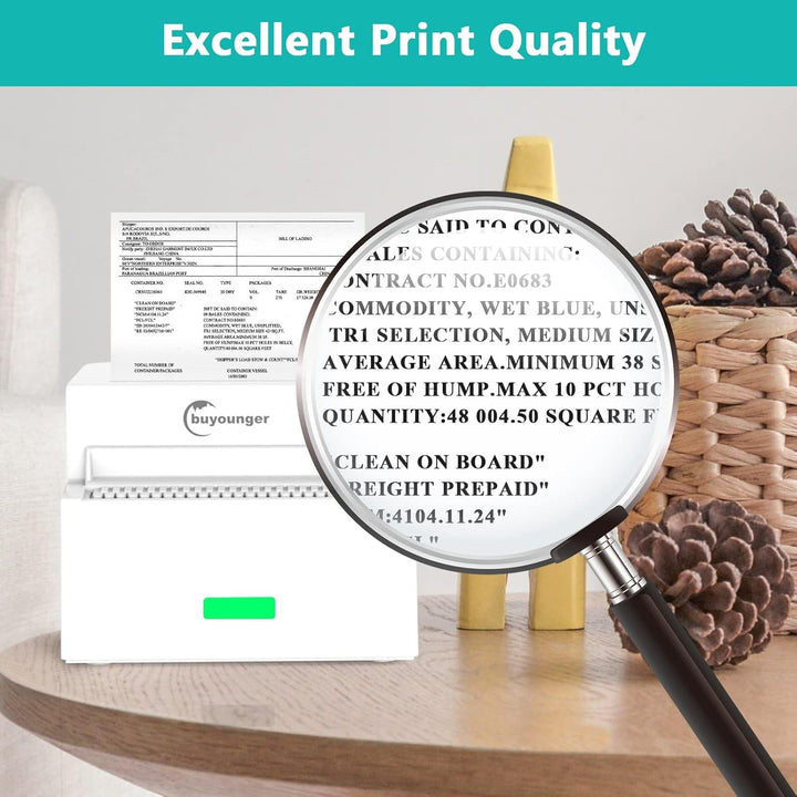 Mini Drucker – Klavier Thermodrucker für Smartphone, Bluetooth Kleiner Fotodrucker & Sticker Drucker