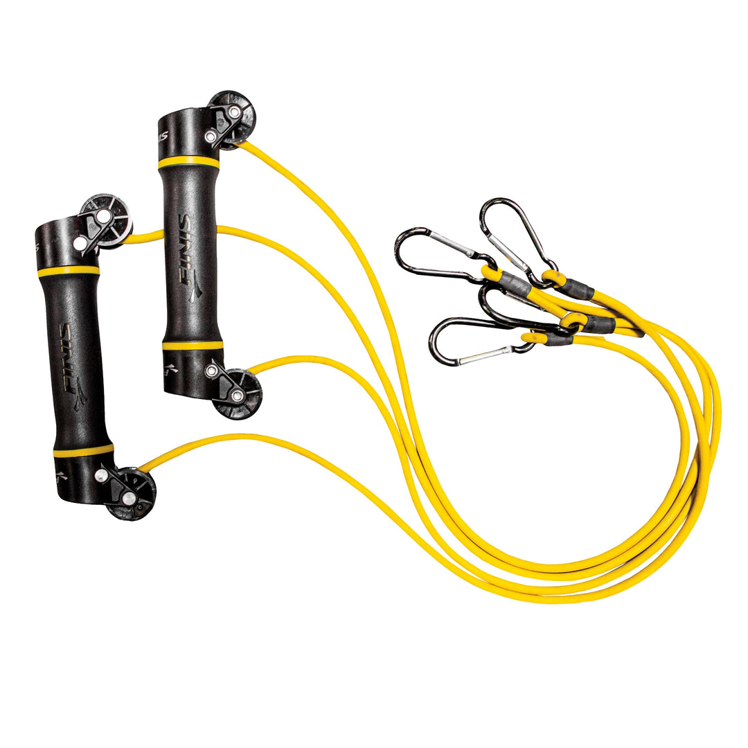 Finis Unisex-Adult Slide Dryland Swimming and Sports Training Resistance Exercise Bands with Rotatin