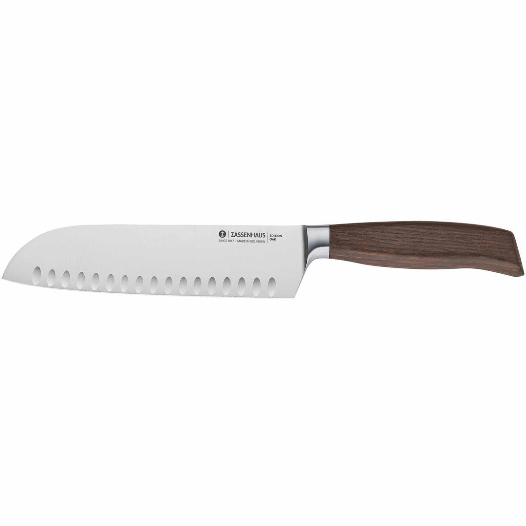 Zassenhaus Santokumesser 20 cm Edition OAK Kullenschliffmesser Küchenmesser