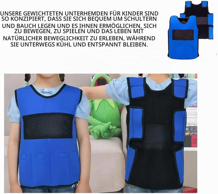 NEWFUN gewichtsweste kinder, sandweste kinder, gewichtsweste kinder adhs,Gewichtsweste für ABR Hyper