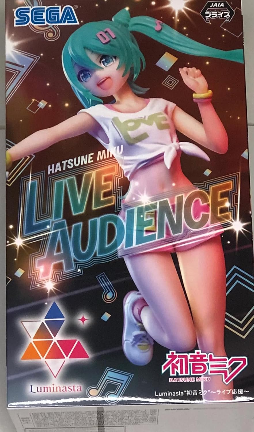 SEGA GOODS Hatsune Miku – Hatsune Miku Live Cheering – Figur Luminasta 20 cm