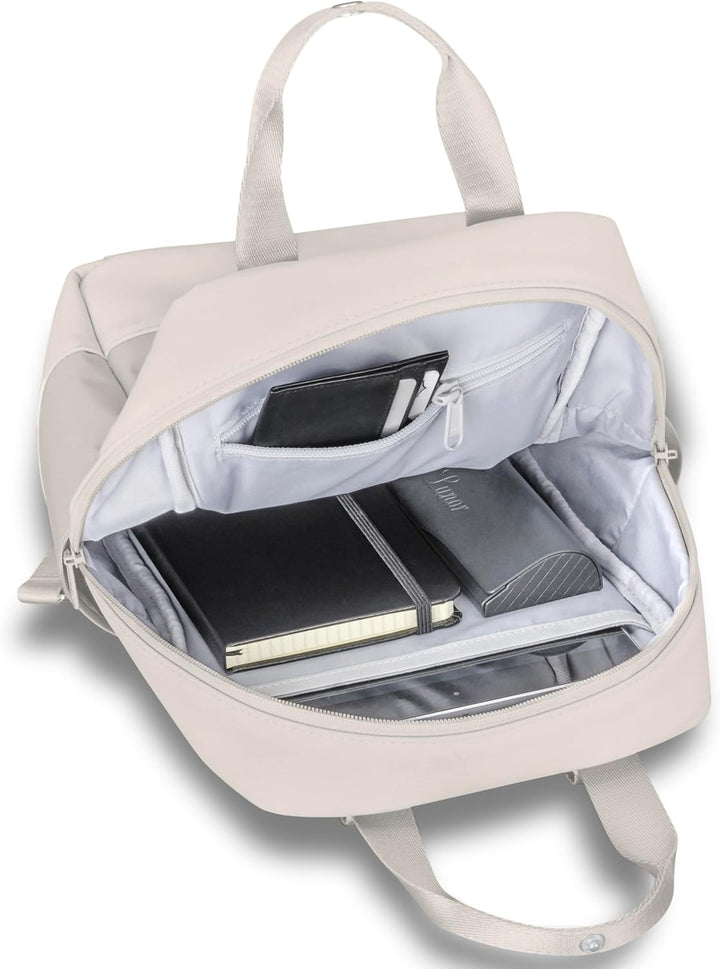 Johnny Urban Rucksack Damen Klein Beige - Jona Small - Stylischer Kleiner Mini Cityrucksack mit Tabl