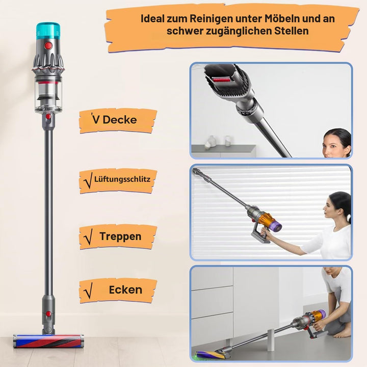 Schnellspanner Verlängerungsrohr für Dyson V12 Detect Slim Stabstaubsauger, Ersatzteile Verlängerung