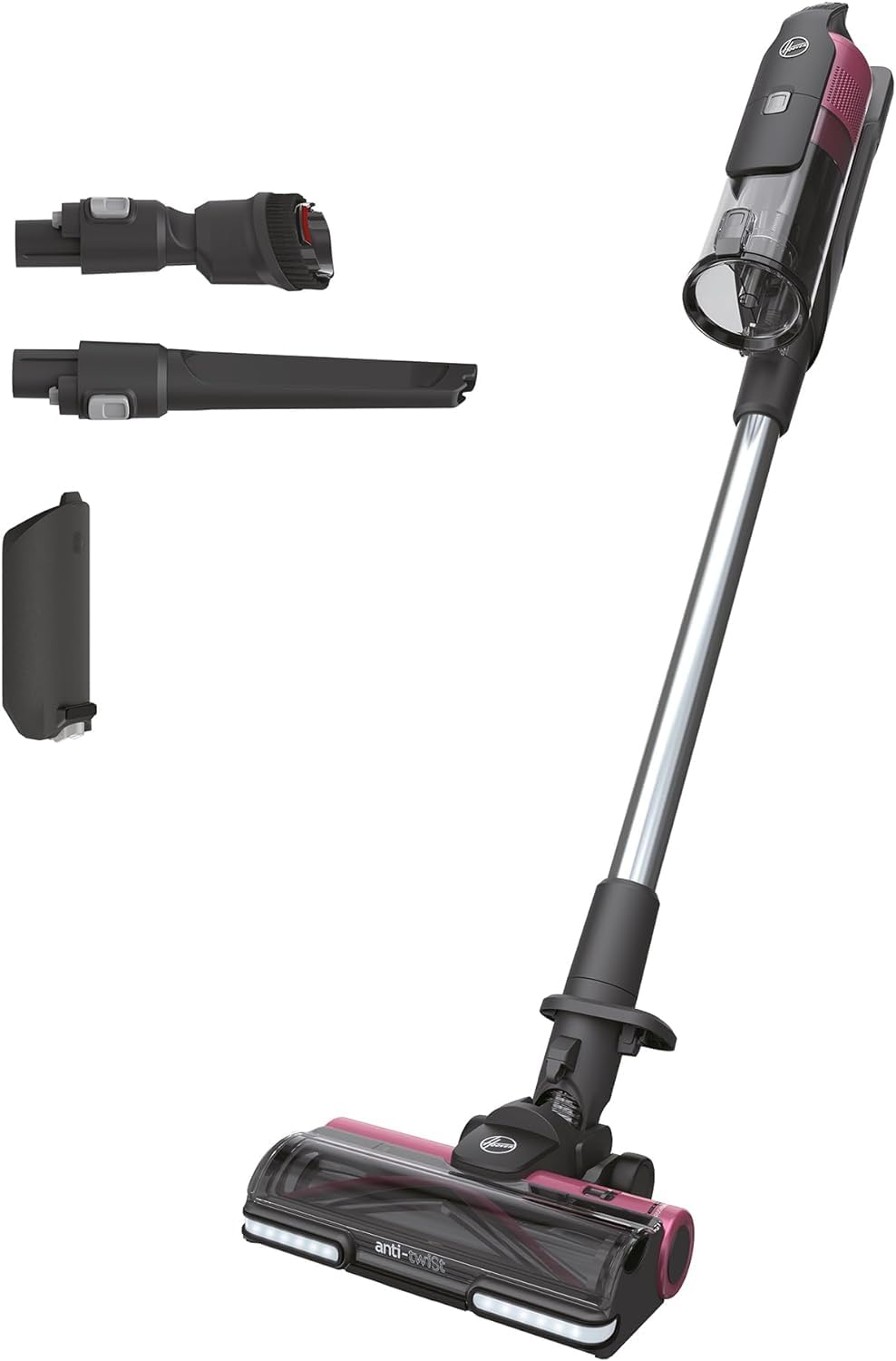Hoover Akku-Staubsauger HF9 Home I Bis zu 240 m² BZW. 60 Min. Laufzeit mit 2 Akkus I Leistungsstarke