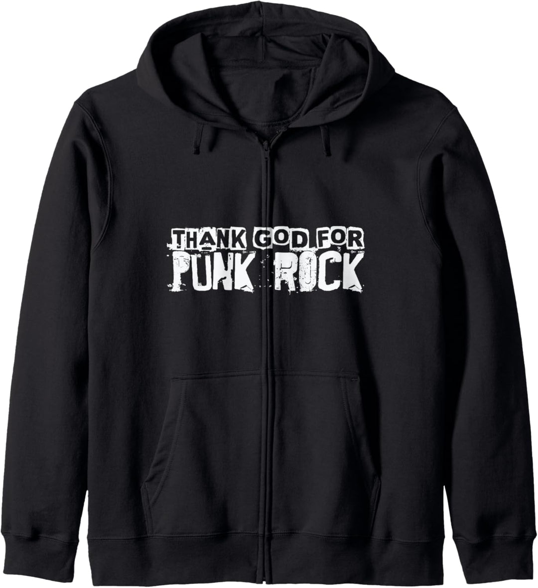 Thank God For Punk Rock - Music Punk Band Lover Kapuzenjacke