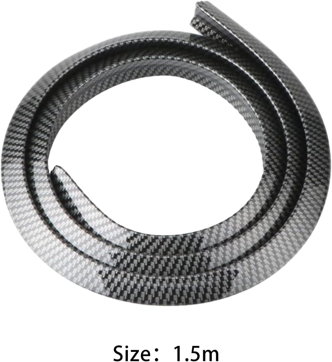 Kotflügelverbreiterung Universal,2 Stück 1,5m Beschichtung mit Kohlefasern Gummistreifen Leiste Auto