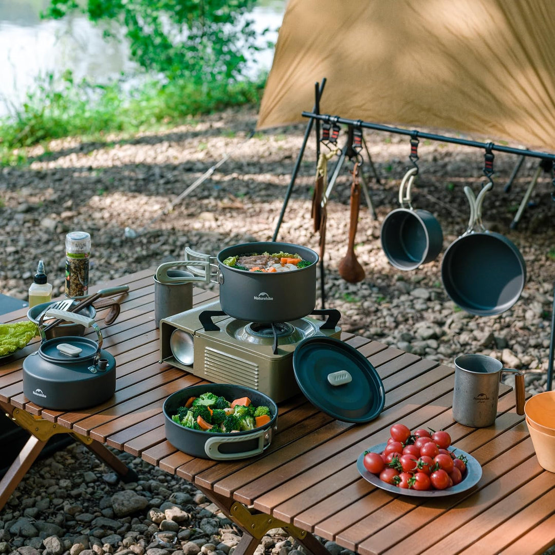Naturehike Camping Topfset Geschirr Kochgeschirr Set Kochtopf für 2-7 Personen Zum Camping Outdoor W