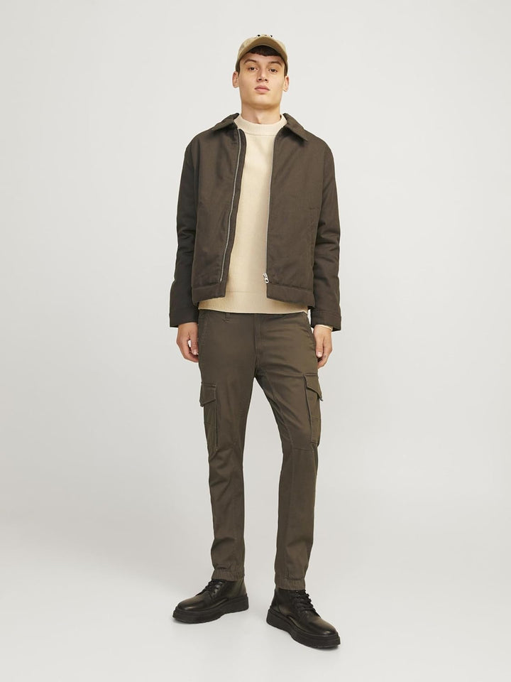 JACK & JONES Herren Jpstpaul Jjflake Cargo Noos Cargohose 27W / 30L Braun, 27W / 30L Braun
