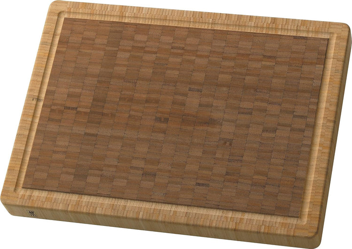 ZWILLING Schneidbrett aus massiven Bambusholz mit Saftrille, beidseitig nutzbar, gross, 42 x 31 cm 4