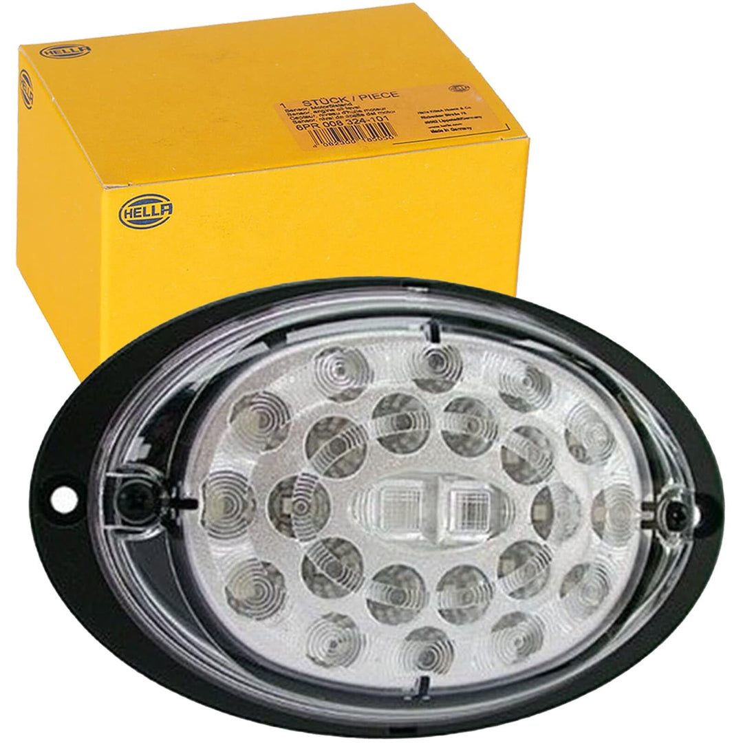 HELLA - Heckleuchte - Agroluna - LED - 12/24V - 2SD 343 390-401 mit Steckeranschluss Leuchtefunktion