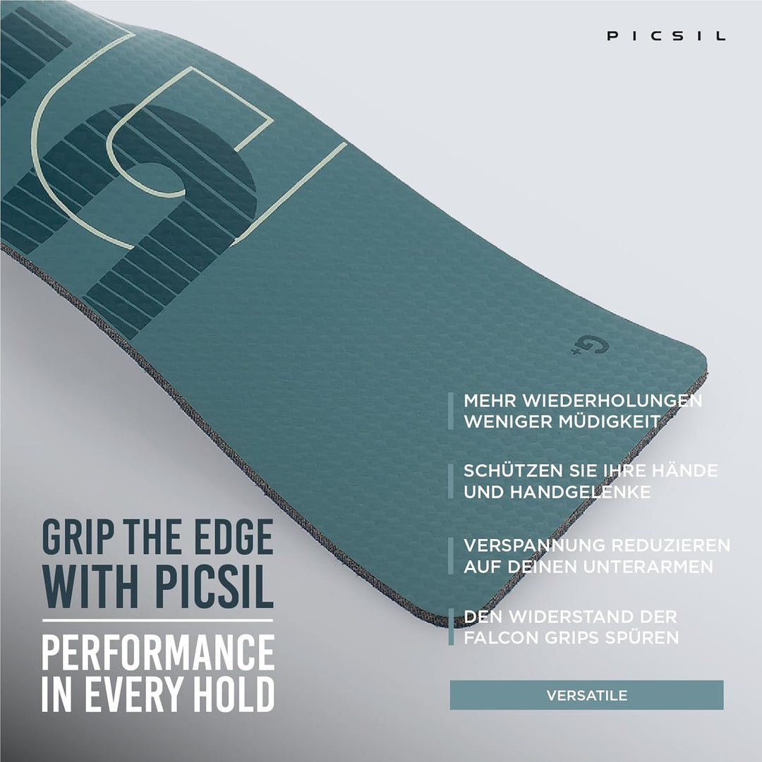 PICSIL Falcon Hand Grips – Profi‑Griffpolster aus Carbonfaser, Chalk‑kompatibel, Handschutz & Griffh