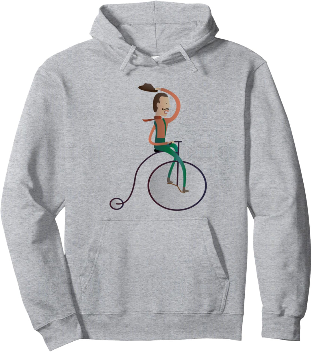 Vintage Riesenrad-Radfahrer Pullover Hoodie