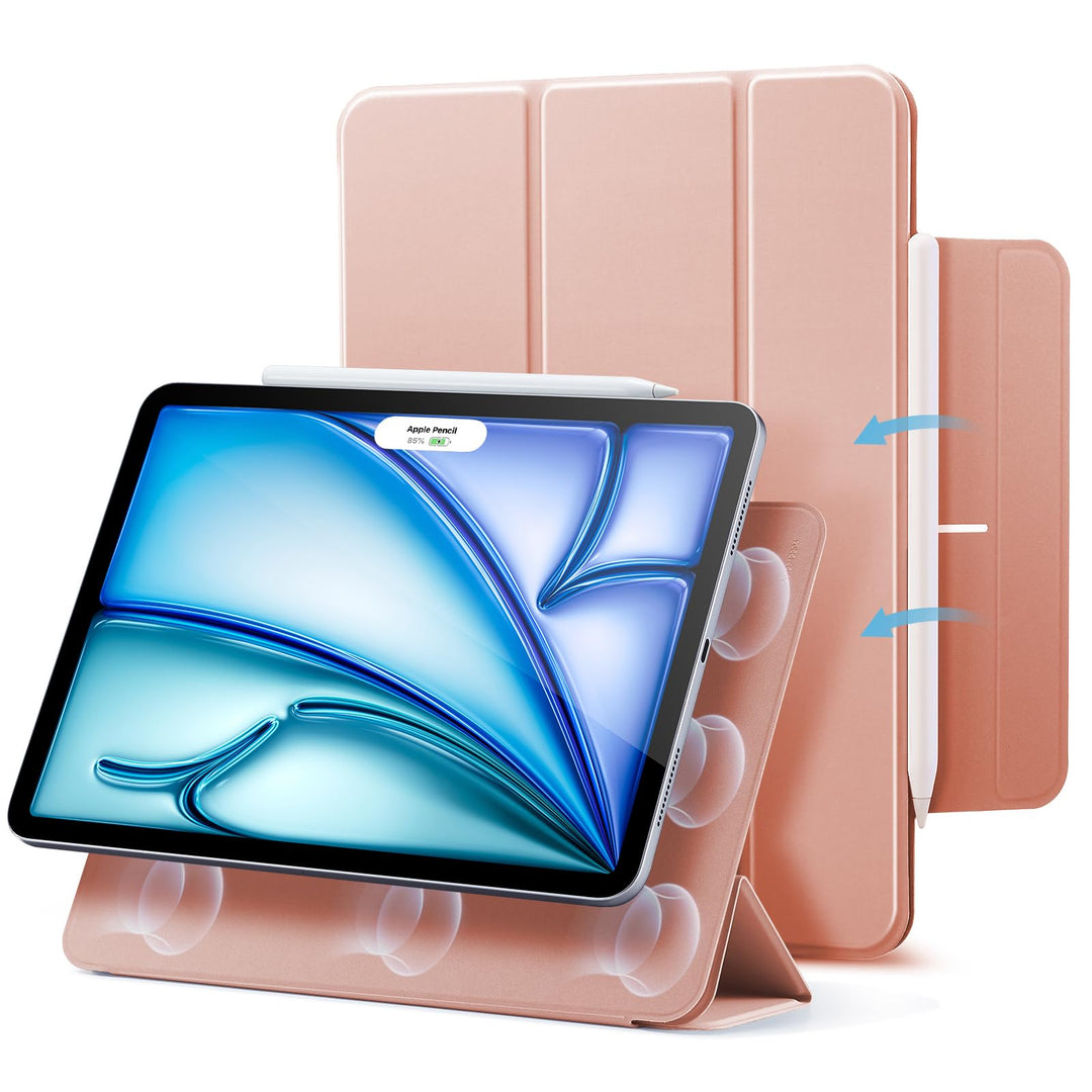 ESR für iPad Air 11 Zoll 2026 Hülle M4/M3/M2, iPad Air 5/4 Hülle (2025/2024/2022/2020) Starke Magnet