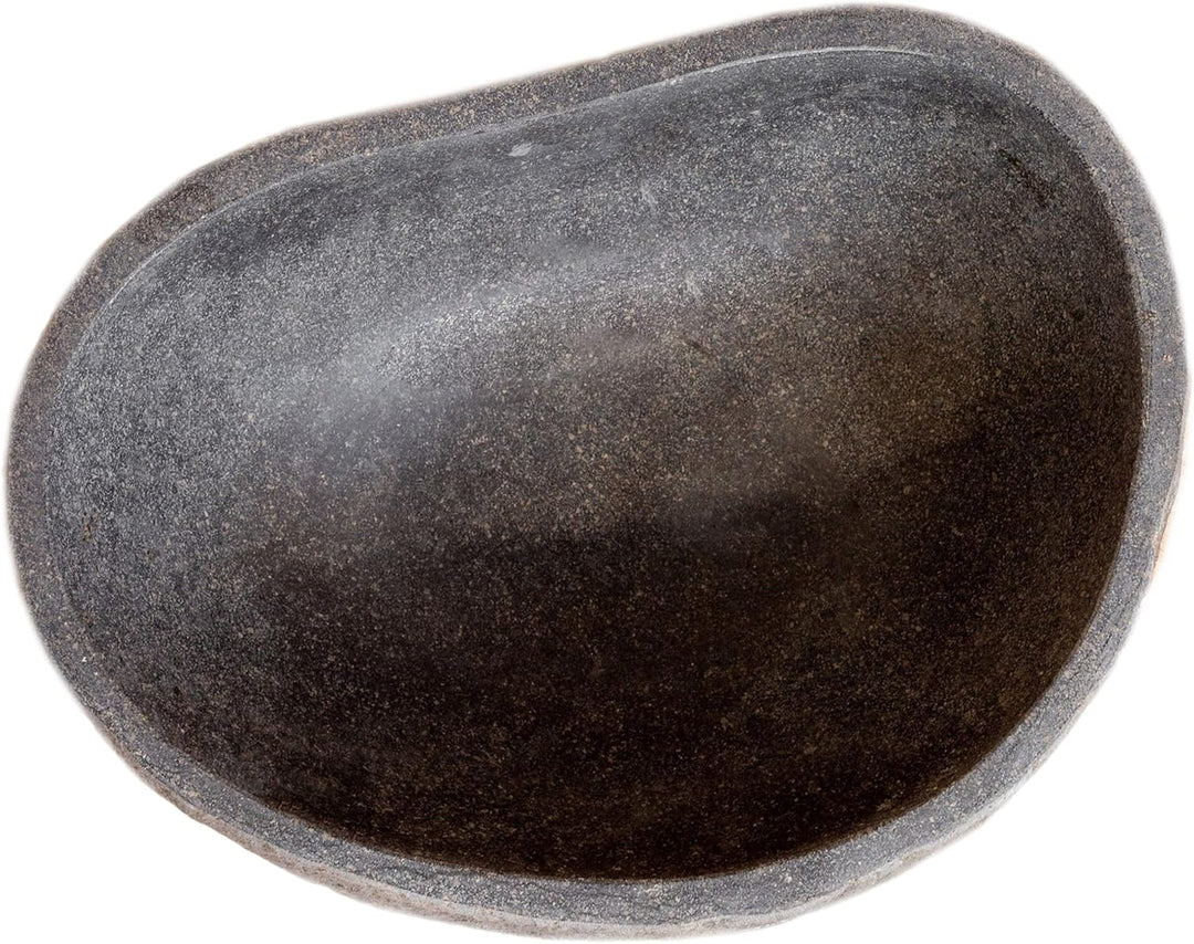 ART-CRAFT Steintrog Vogeltränke - Tier-Wassernapf aus Naturstein - Handgefertigte Schale Ø ca 25 cm