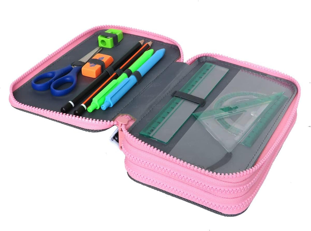 CoolPack XXL Federtasche Federmappe 3-Fach Schulstiftetui, dreifaches Federmäppchen, Federmäppchen f