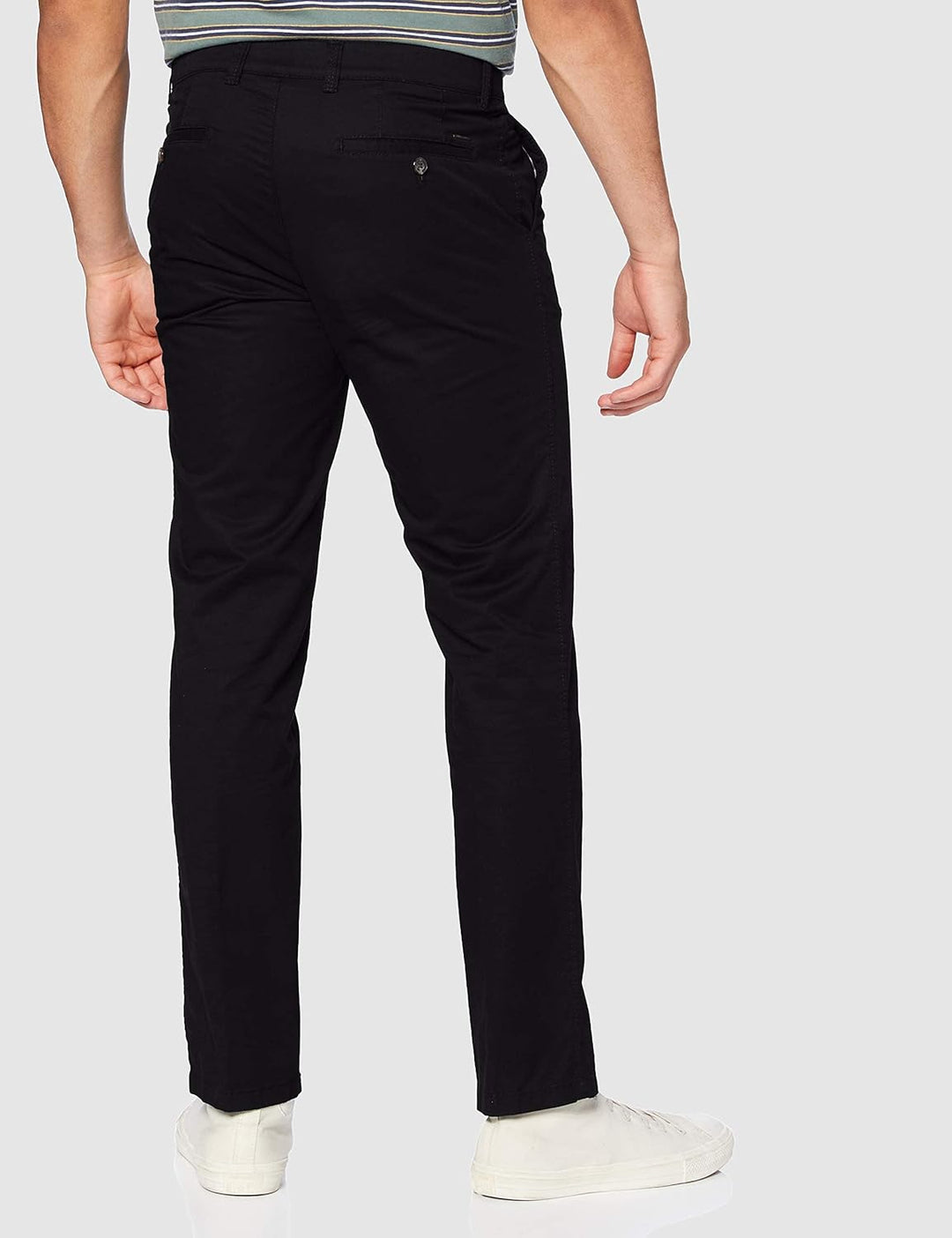 EUREX Herren Hose Jim Luxury Cotton Chino 33W / 30L Perma Black, 33W / 30L Perma Black