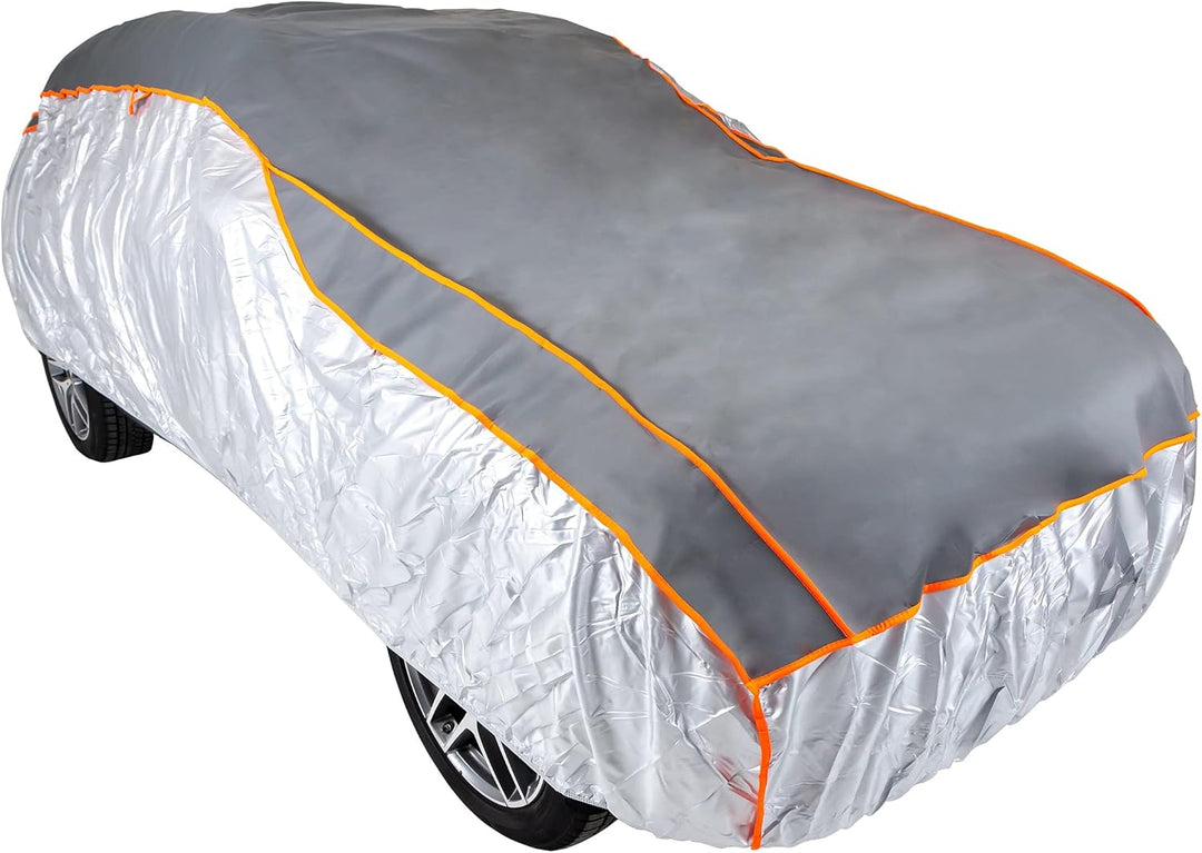 AROBA EVOII Hagelschutz Autoabdeckung (Grösse XL) - Wetterfeste Hagelschutzplane für PKW mit verstär