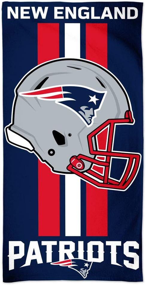 WinCraft NFL New England Patriots Faser-Strandtuch, 4,1 kg/30 x 60