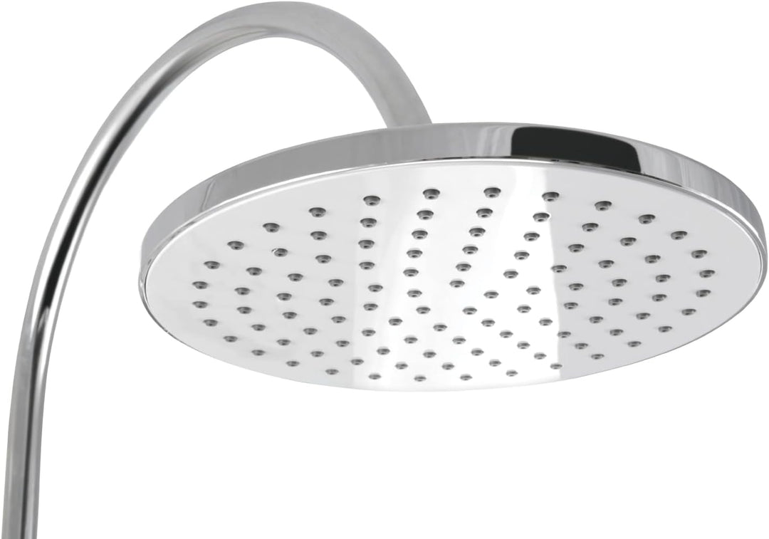 'aquaSu® Duschsystem Oblivio mit Thermostat-Armatur | Handbrause: 3-strahlig | Kopfbrause: 1-strahli