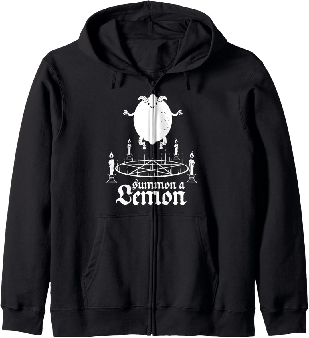 Funny Beschwöre eine Dämonenzitrone, die Satan beschwört Kapuzenjacke