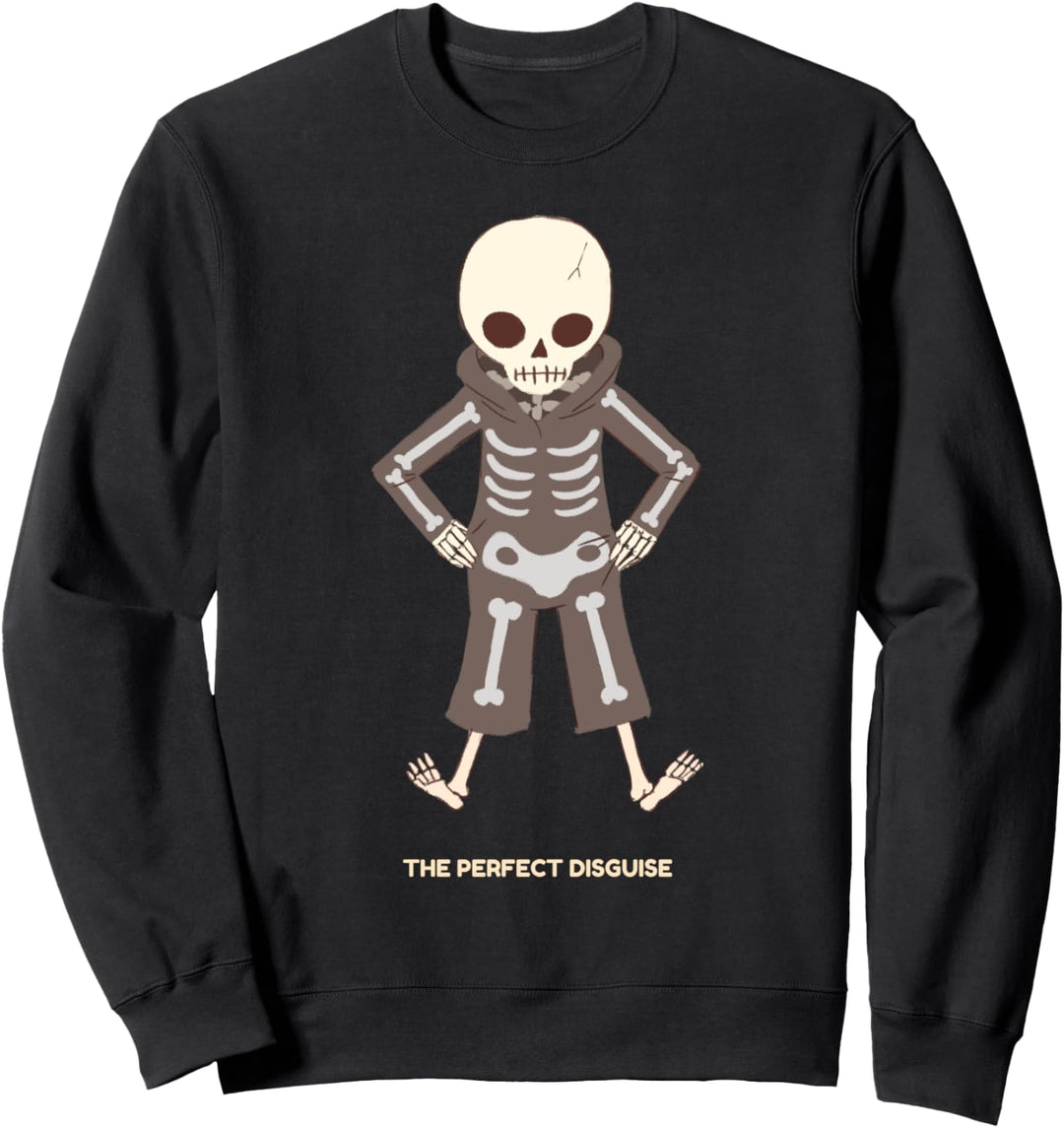Die perfekte Verkleidung Funny Skeleton Costume Halloween Sweatshirt