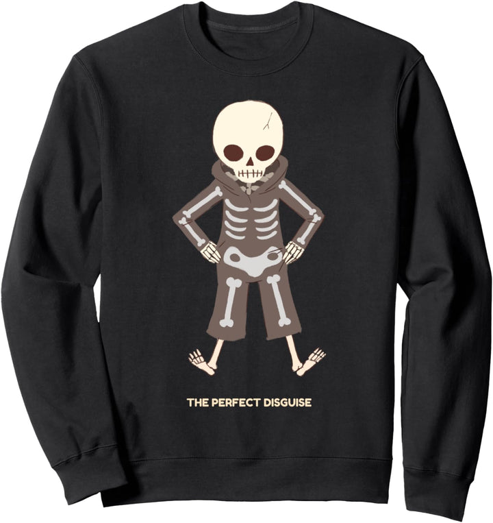 Die perfekte Verkleidung Funny Skeleton Costume Halloween Sweatshirt