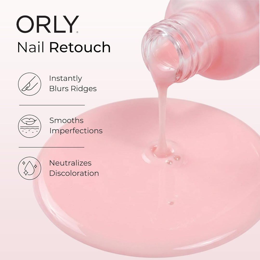 Orly Nail Retouch Smooth & Blur Effect for Nails | Nail Treatment + Nail Color Hybrid | Airbrush Eff