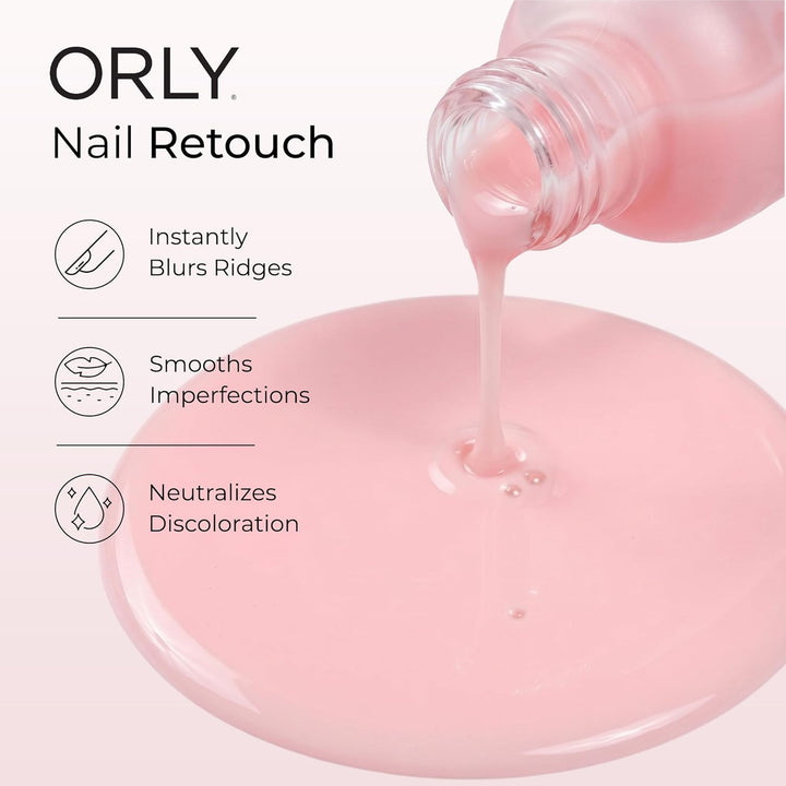 Orly Nail Retouch Smooth & Blur Effect for Nails | Nail Treatment + Nail Color Hybrid | Airbrush Eff