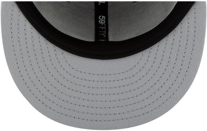 New Era 59Fifty Cap MLB NBA Basecap Baseball Basketball Fitted Kappe 54.9 cm Schwarz/Weiss, 54.9 cm