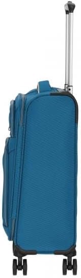 D&N Travel Line 9204-4-Rollen-Kabinentrolley S 55 cm blau