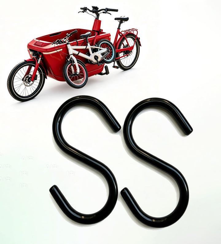 Bike Holder Pro - 2X Halterung für Kinderfahrrad &amp; Laufrad | Kinderfahrrad Halterung aus 304 Edelsta