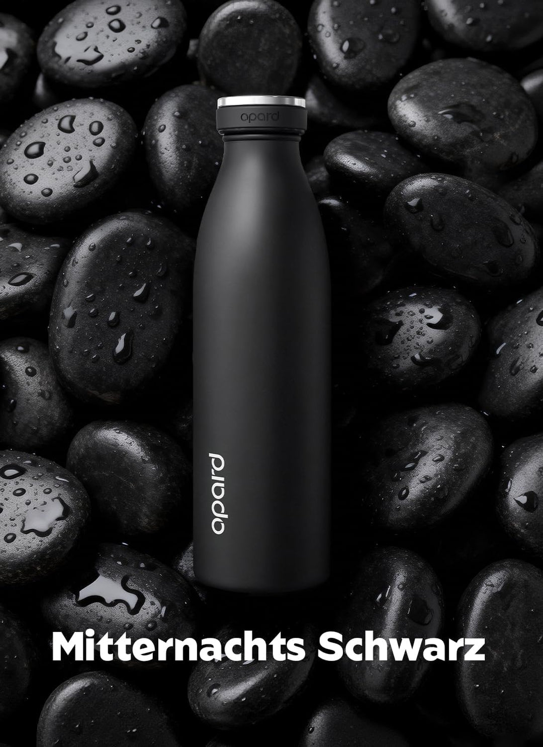 Opard Grip Thermosflasche 500ml, 36h Kalt &amp; 12h Heiss Trinkflasche Edelstahl, Trinkflasche Kohlensäu