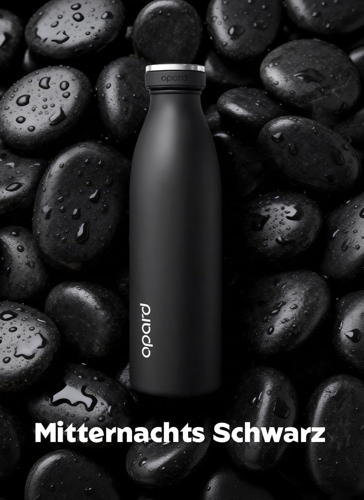 Opard Grip Thermosflasche 500ml, 36h Kalt &amp; 12h Heiss Trinkflasche Edelstahl, Trinkflasche Kohlensäu