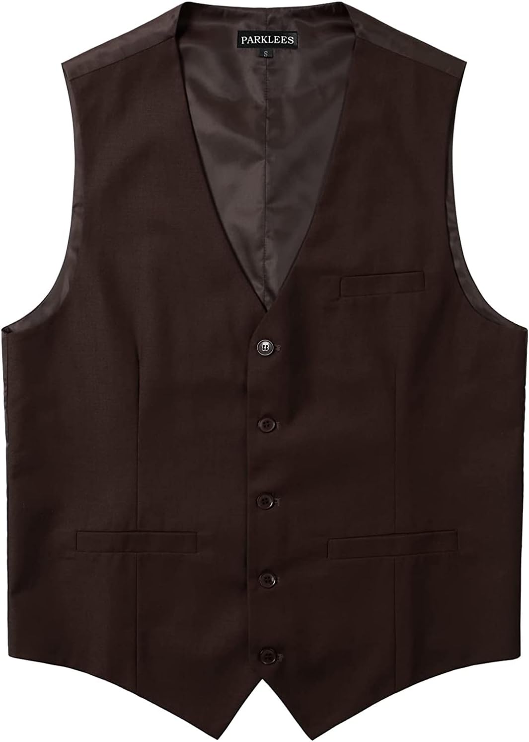 PARKLEES Herren Hipster Urban Design Business formelle Weste Slim Fit Anzug Smoking Kleid Weste XXL