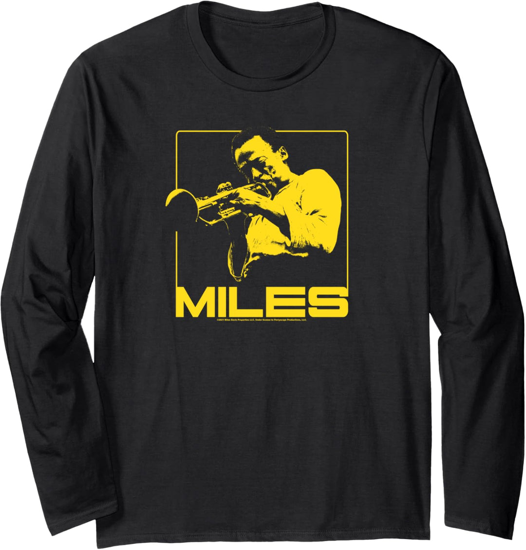 Miles Davis Monochromatic Yellow Langarmshirt