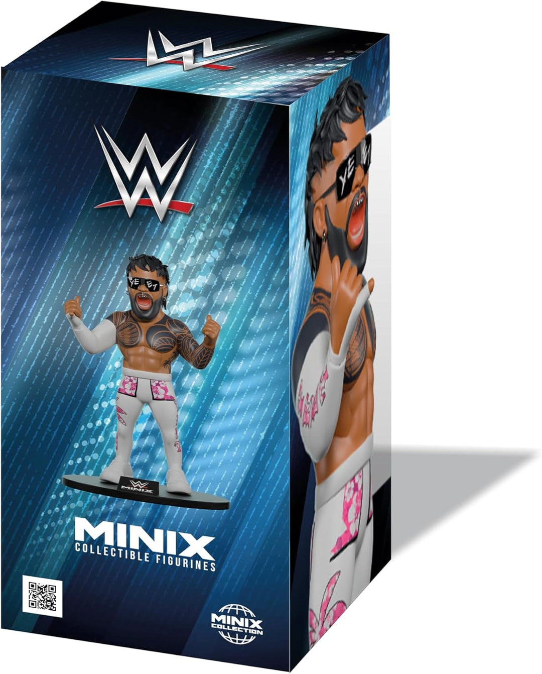 MINIX - Sports #128 - WWE - Jey USO - Sammelfigur 12 cm
