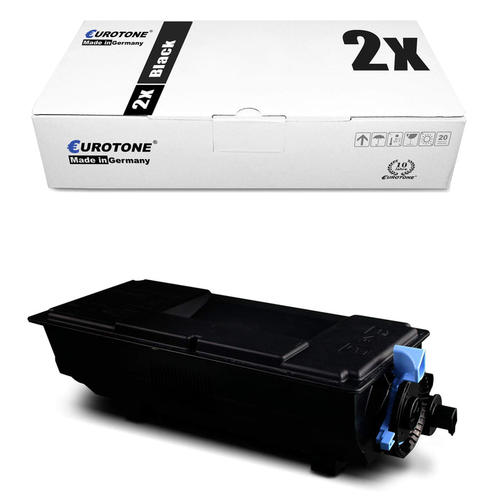 2X Müller Printware Toner für Kyocera ECOSYS P3045dn P3050dn P3060dn P3055dn ersetzt TK-3160 TK3160