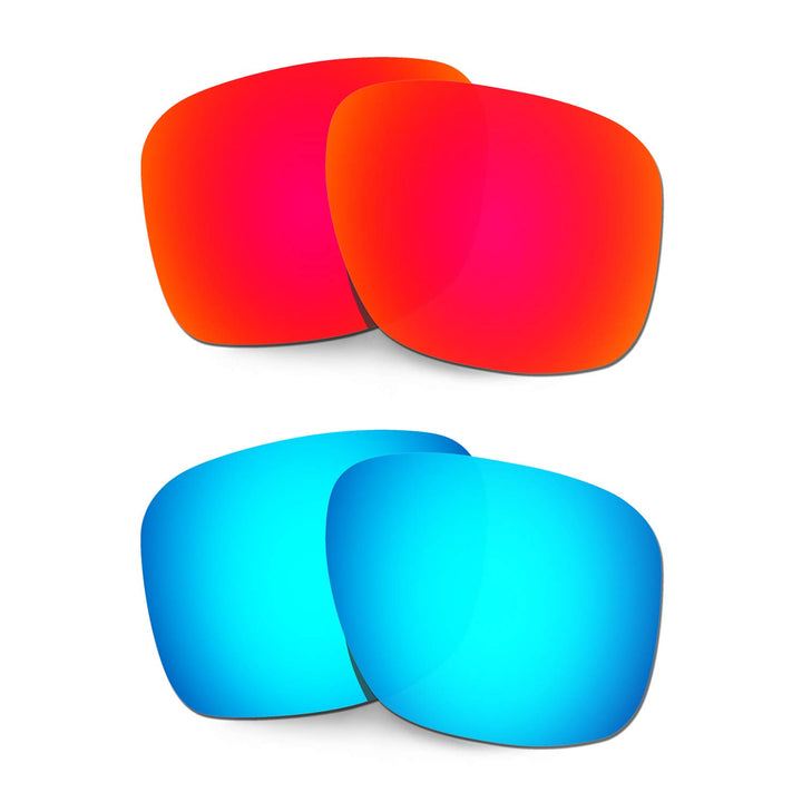 HKUCO Verstärken Ersatz-Brillengläser für Oakley Holbrook XL OO9417 Rot/Blau Sonnenbrille